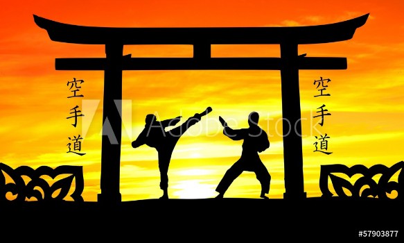 Bild på sunset karate five